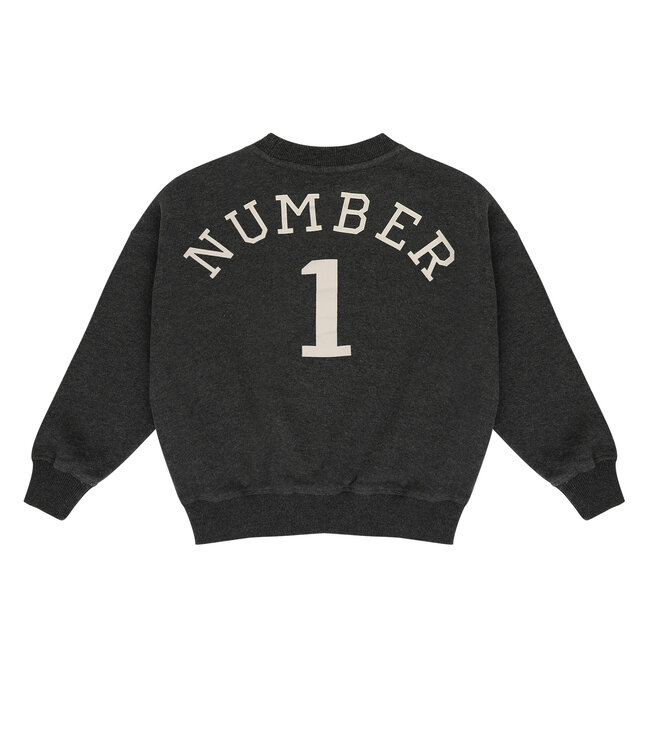 Jenest BIRD NR1 SWEATER Dark grey melange