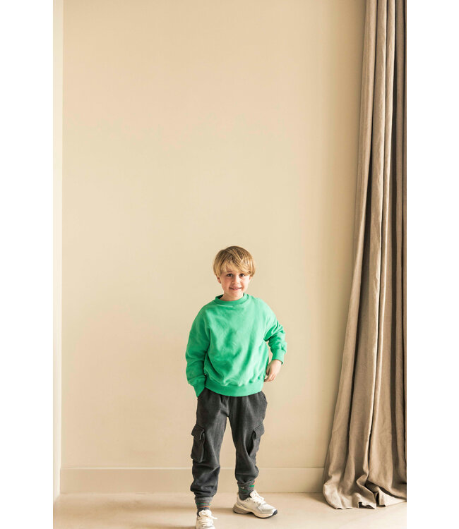 Jenest SAMMY CARGO JOGGER Dark grey melange