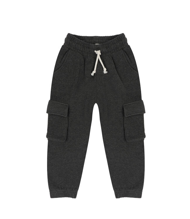 Jenest SAMMY CARGO JOGGER Dark grey melange