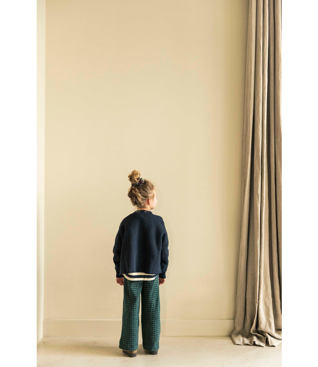 Jenest MILLIE LS T-SHIRT Navy blue offwhite stripe