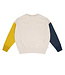 Jenest LUCKY BIRD SWEATER ECRU MELANGE / GOLD/BLUE