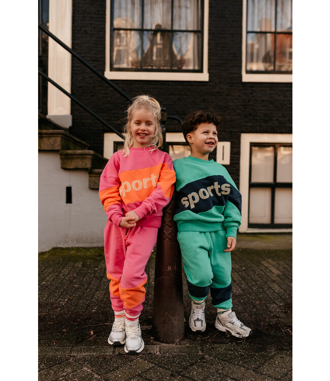 Jenest SAMMY SPORTS SWEATER Fresh green