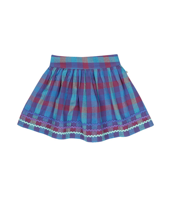 Jenest SARA SKIRT Purple multi check