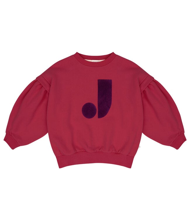 Jenest BALLOON SWEATER Cherry bordeaux