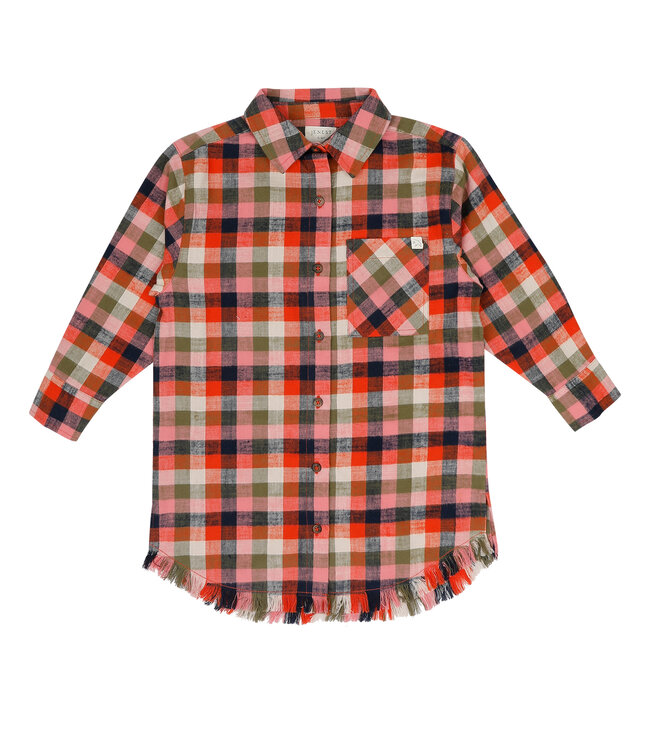 Jenest SCOTTIE DRESS Orange multi check