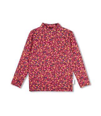 Petit Blush Turtle neck Winter flower