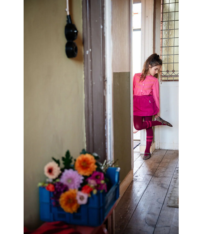 Petit Blush Ballon cargo skirt Beaujolais