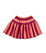 Petit Blush Ruffle skirt stripe Peach/Bordeaux