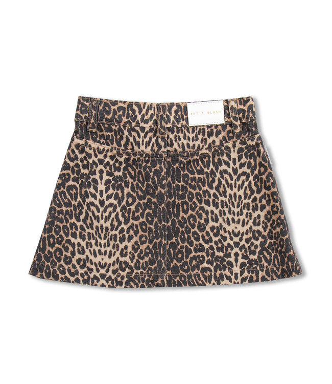 Petit Blush Simple skirt Leopard