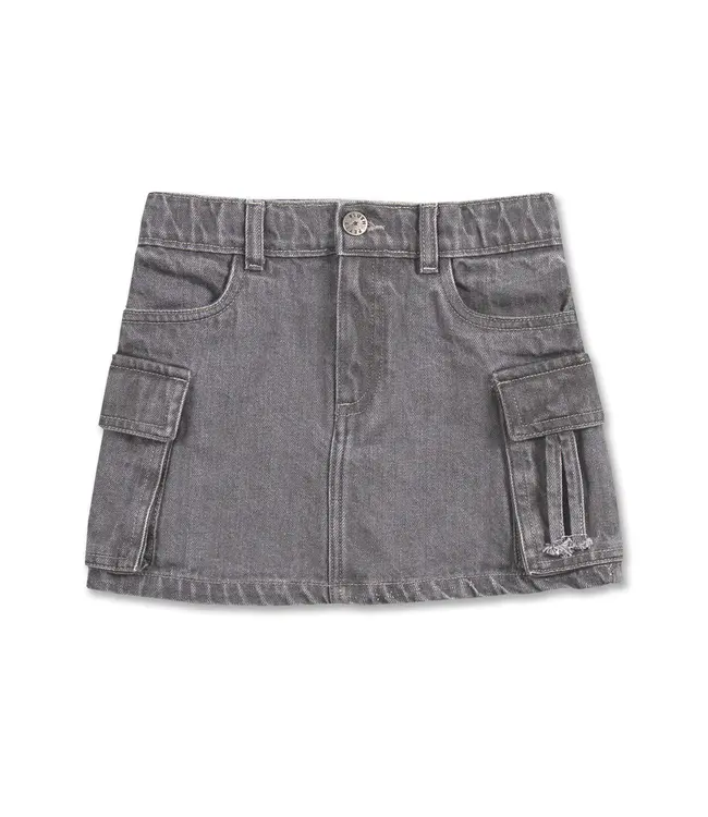 Petit Blush Cargo skirt Washed grey