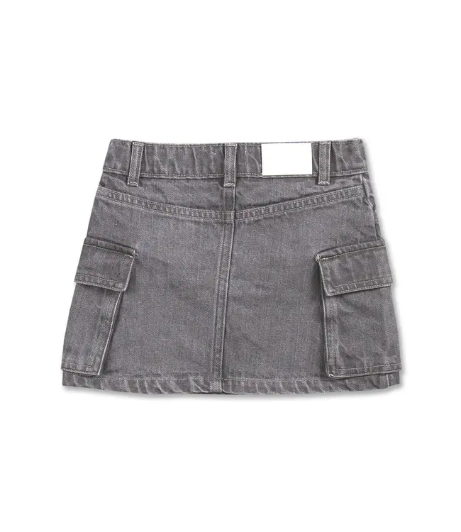 Petit Blush Cargo skirt Washed grey
