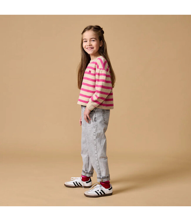 Petit Blush Baggy fit Jeans Light grey