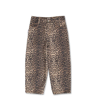 Petit Blush Ballon fit jeans leopard