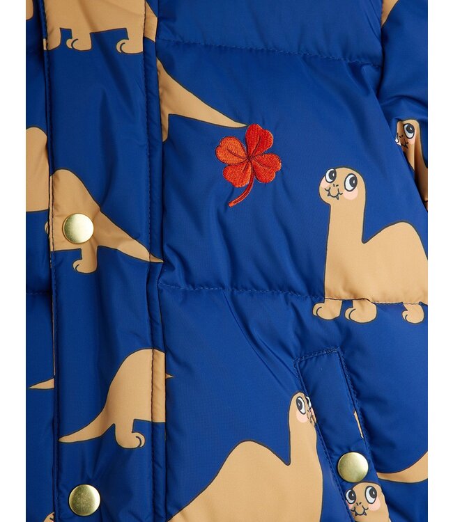Mini Rodini Dinos aop hooded puffer