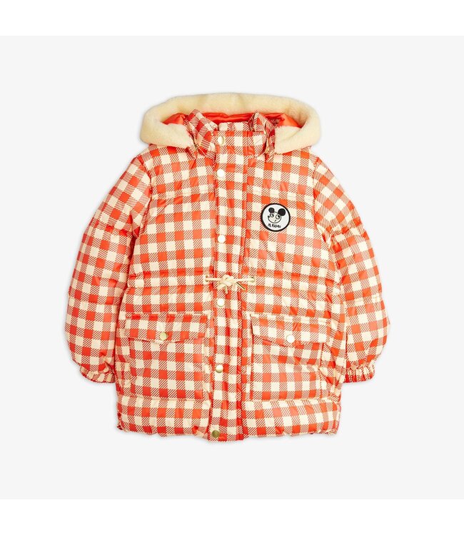 Mini Rodini Ritzratz patch gingham aop heavy puffer