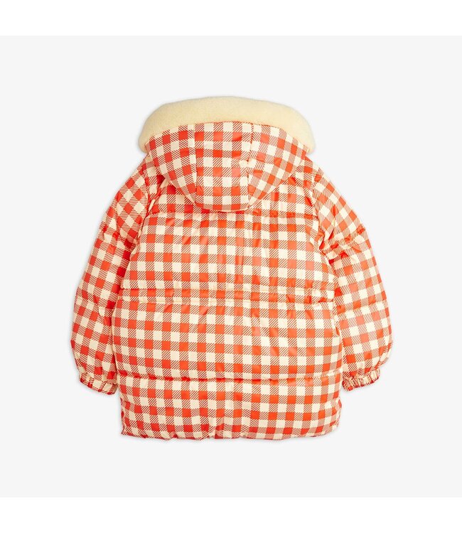 Mini Rodini Ritzratz patch gingham aop heavy puffer