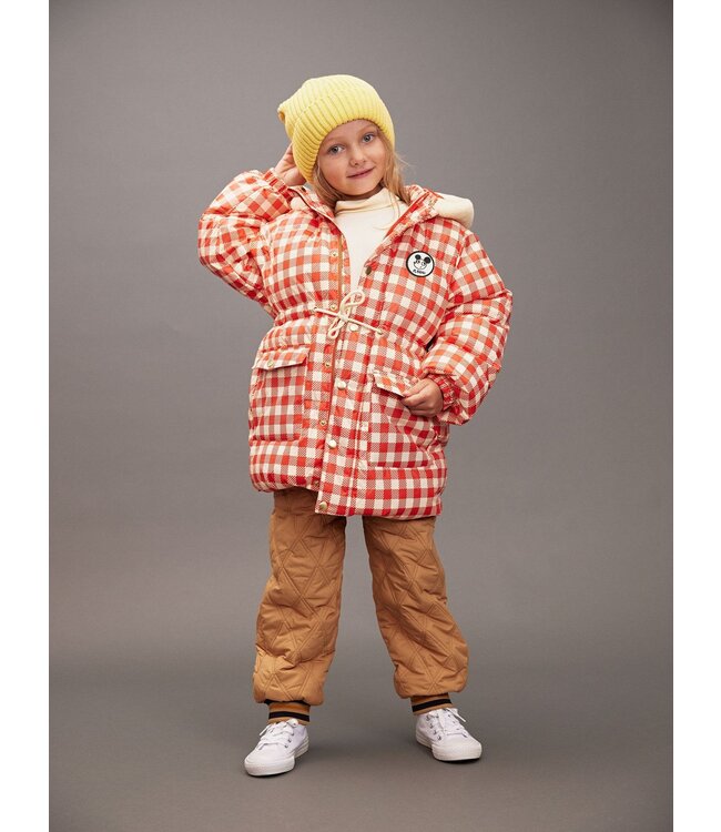 Mini Rodini Ritzratz patch gingham aop heavy puffer