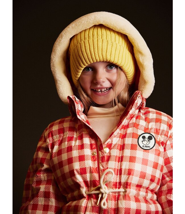 Mini Rodini Ritzratz patch gingham aop heavy puffer
