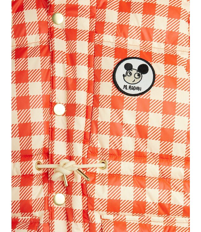 Mini Rodini Ritzratz patch gingham aop heavy puffer