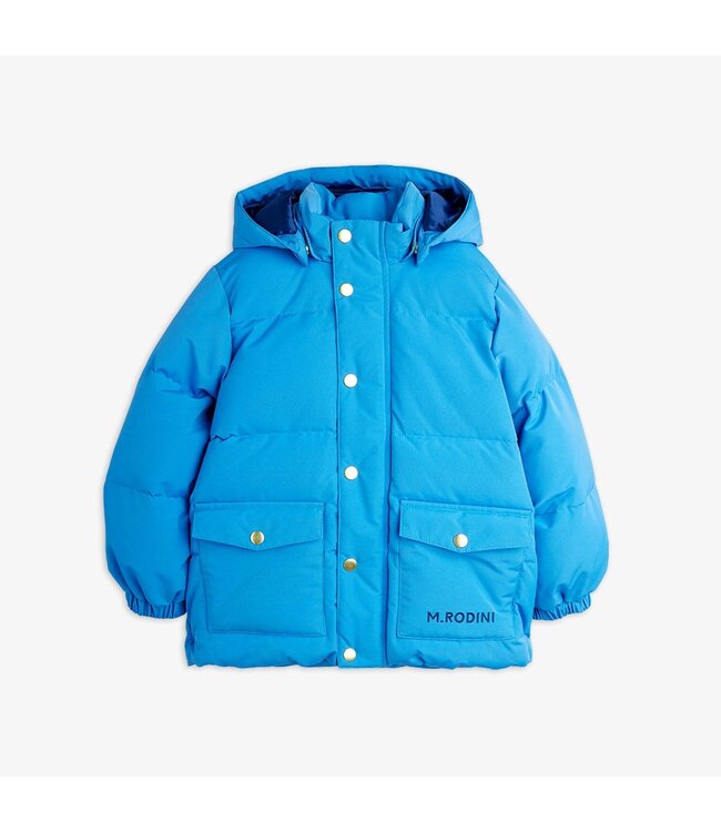 Mini Rodini Solid heavy puffer Blue