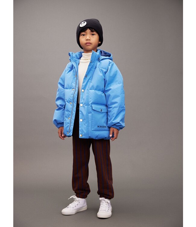 Mini Rodini Solid heavy puffer Blue