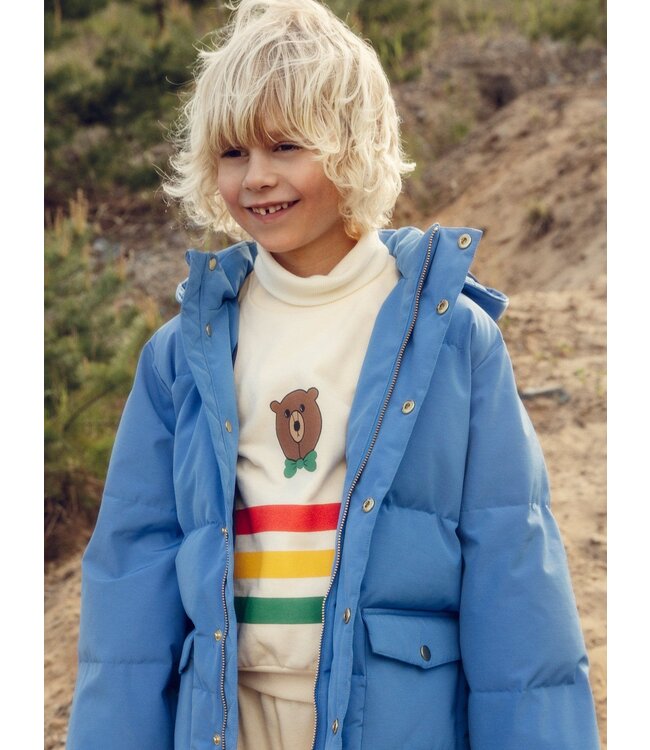 Mini Rodini Solid heavy puffer Blue
