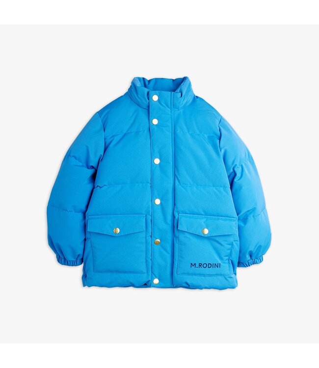 Mini Rodini Solid heavy puffer Blue