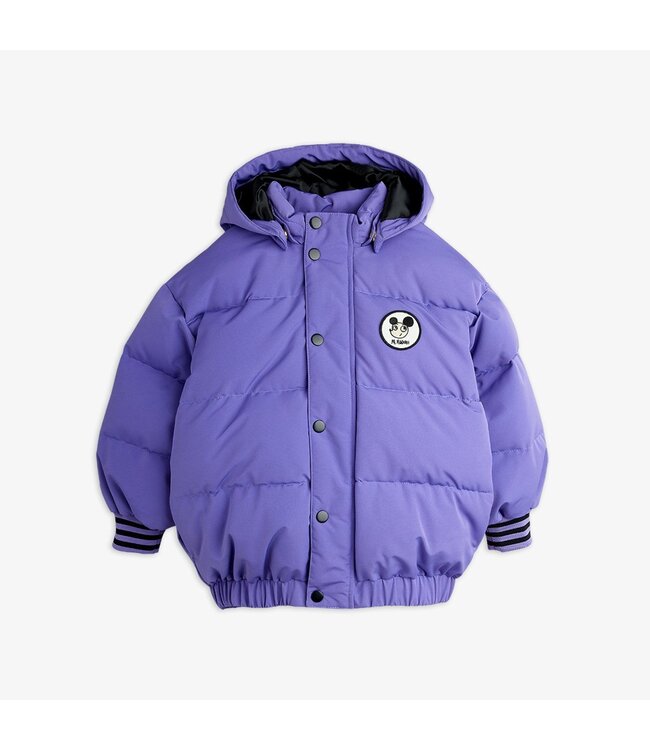 Mini Rodini Ritzratz patch puffer Purple