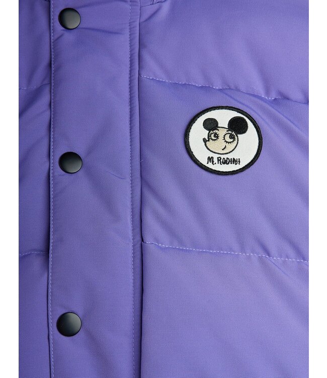 Mini Rodini Ritzratz patch puffer Purple