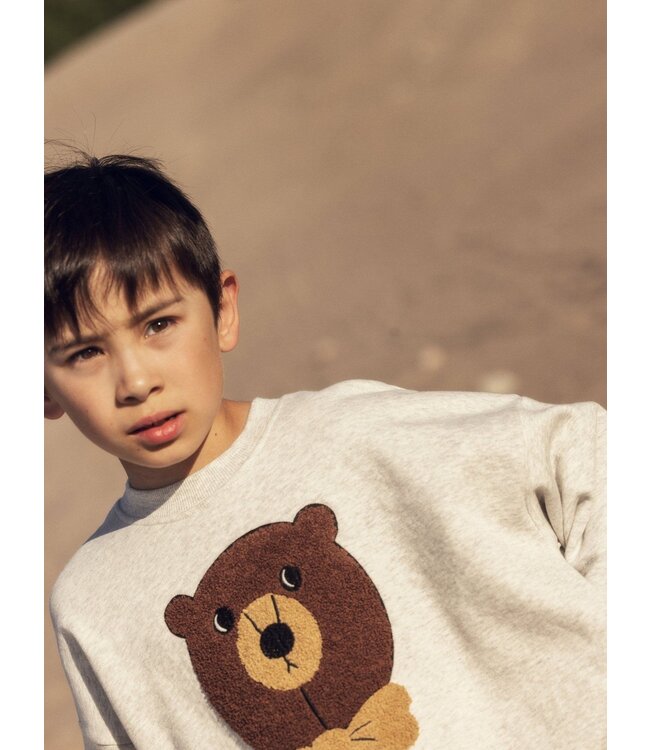 Mini Rodini Bear chenille sweatshirt