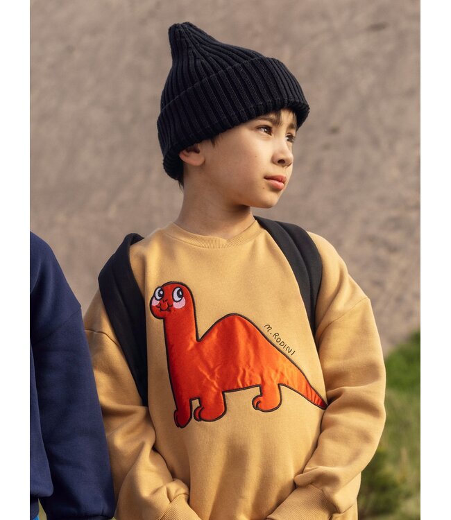 Mini Rodini Dino application Red sweatshirt