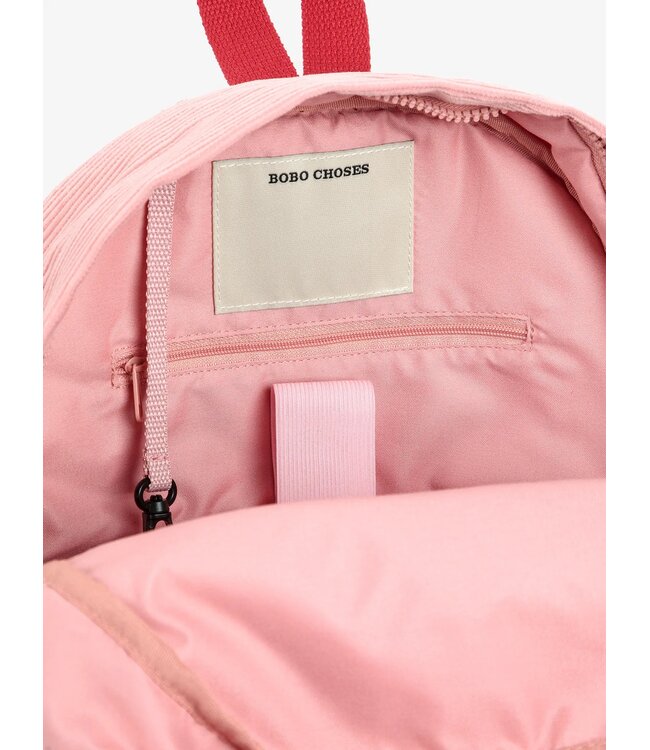 Bobo Choses Tic Tac Toe color block corduroy school bag