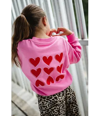 Salty Stitch Salty sweater hearts - Pink