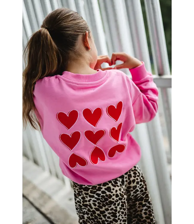Salty Stitch Salty sweater hearts - Pink