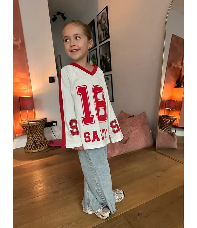 Salty Stitch Salty sport tee - Red