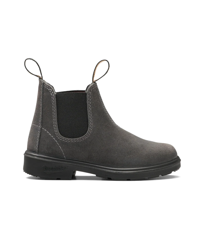 Blundstone Kids waxed Suede steel grey