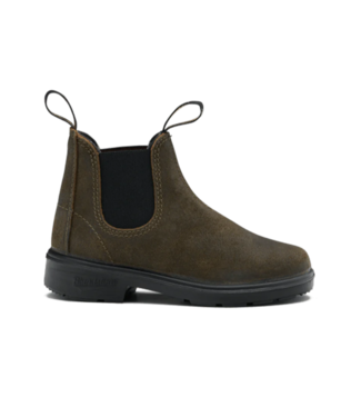 Blundstone Kids Suede dark olive