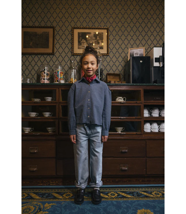 Charlie Petite Noelle Crisscross Jeans Light blue