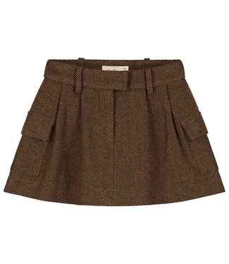 Charlie Petite Noa skirt brown melange