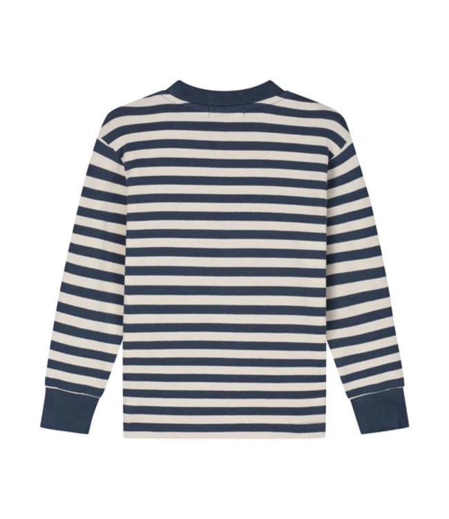 Charlie Petite Neil longsleeve Striped denim blue/ecru