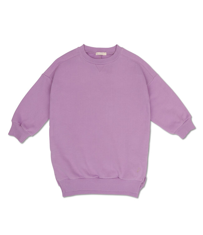 Chunky sweater dress Bright lilac