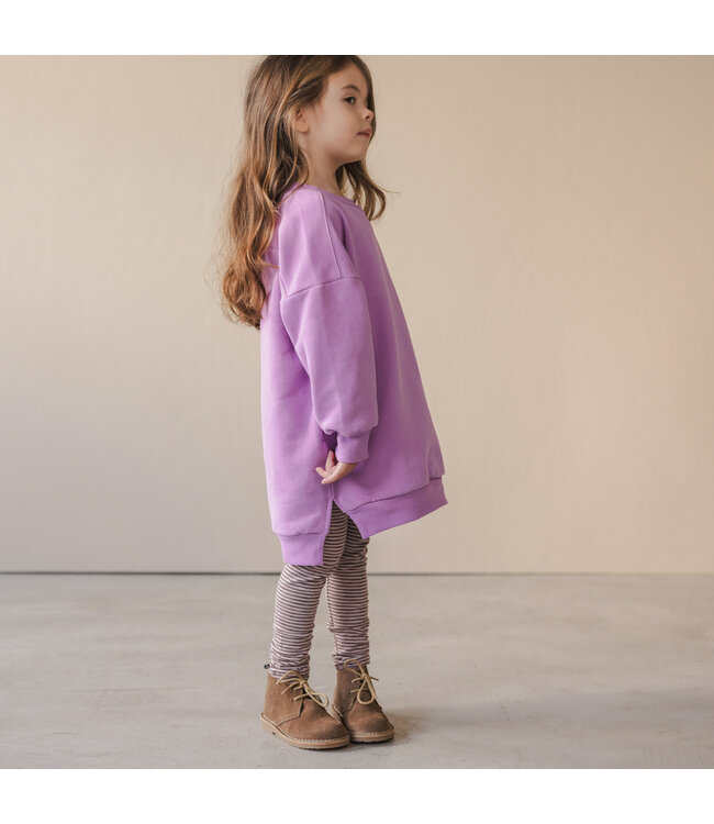 Chunky sweater dress Bright lilac