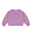Chunky semi-cropped sweater Bright lilac