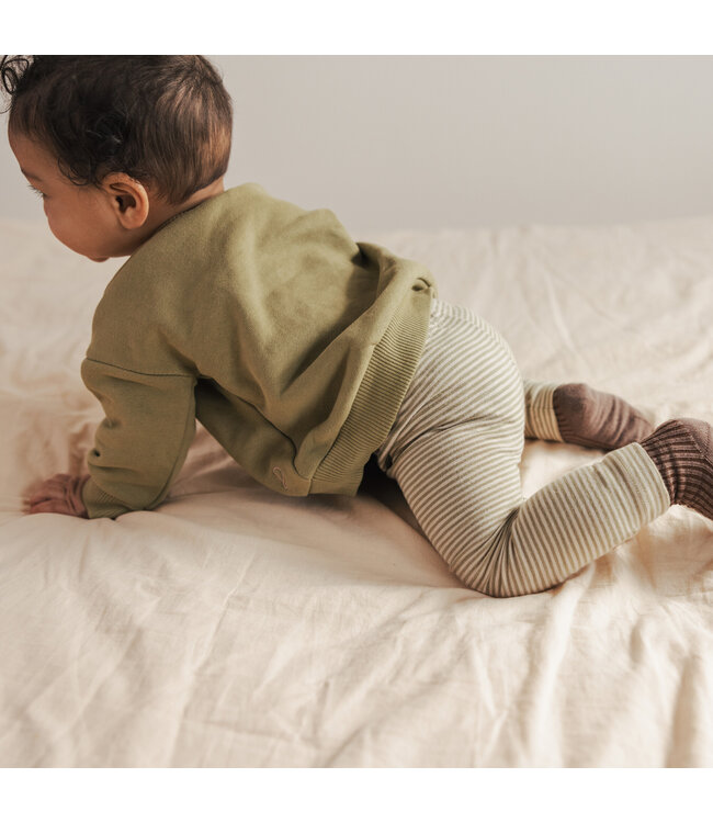 Legging stripes Soft moss stripes