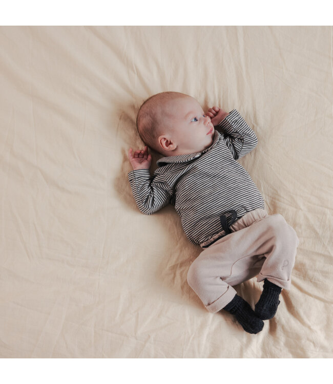 Baby sweat pants Cashmere-blend Faded dust