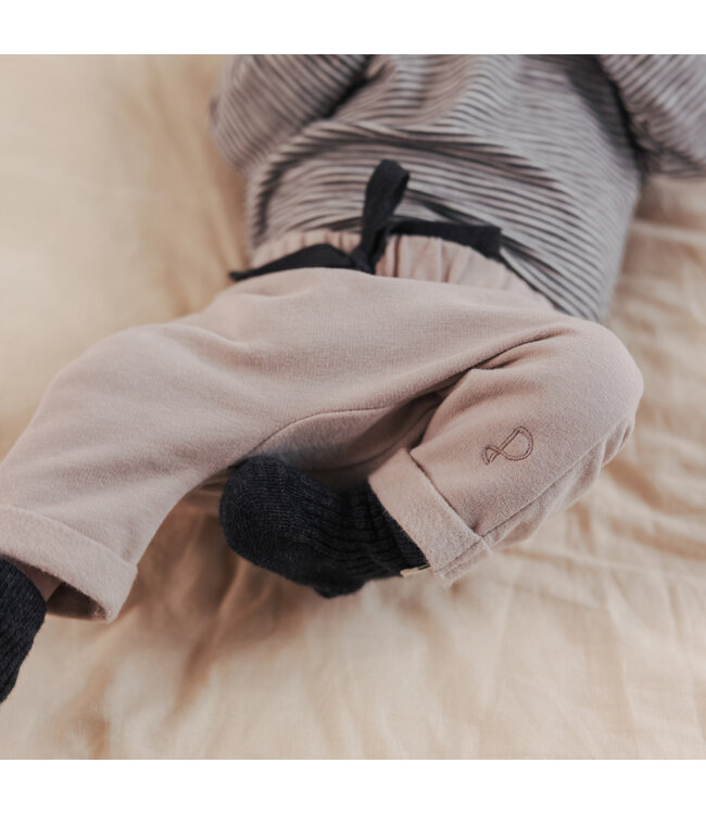 Baby sweat pants Cashmere-blend Faded dust