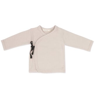 Cross-over baby cardigan Cashmere blend Nougat