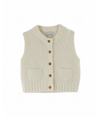 Emile et Ida CARDIGAN SANS MANCHES AC300