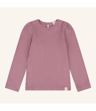 Navy Natural Longsleeve lilas rib