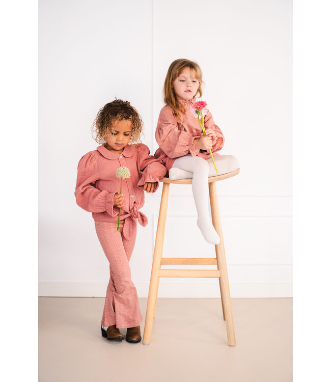 Navy Natural Be flared brick leopard